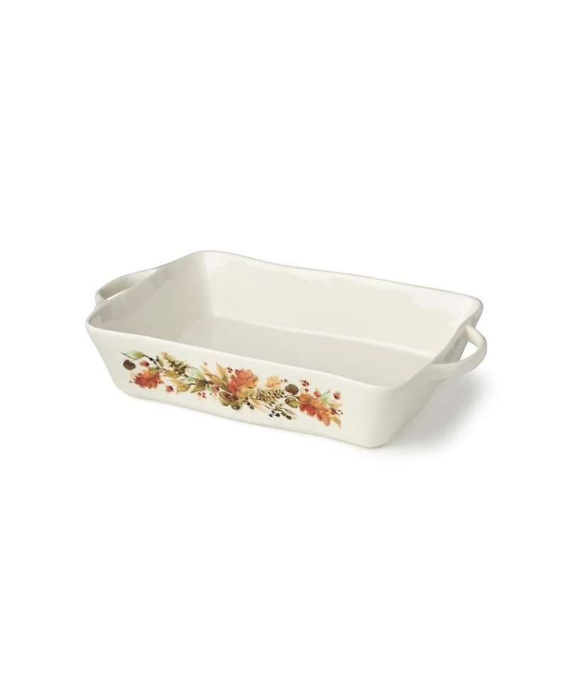 Certified International Autumn Meadows Medium Rectangular Baker