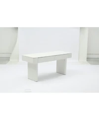 Tribesigns Rectangle Wooden Computer Desk with 2 Drawers, Modern Desk