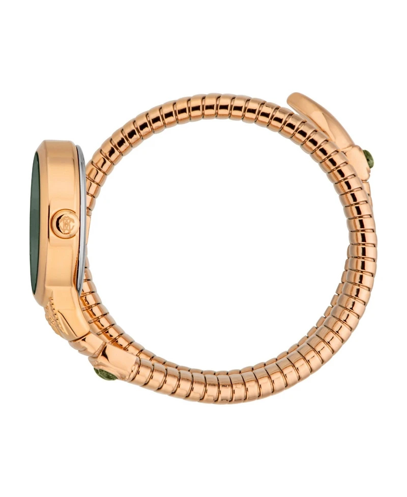 Roberto Cavalli Women's Serpente Ornato Quartz Ip Stainless Steel Bracelet Watch