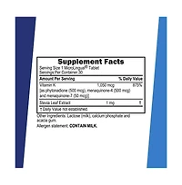 Superior Source Triple K: Mk-4 500mcg, Mk-7 50mcg, K1 500mcg, 30 Quick Dissolve Tabs, Bone/Heart/Immune Support, Non-gmo, 2-Pack