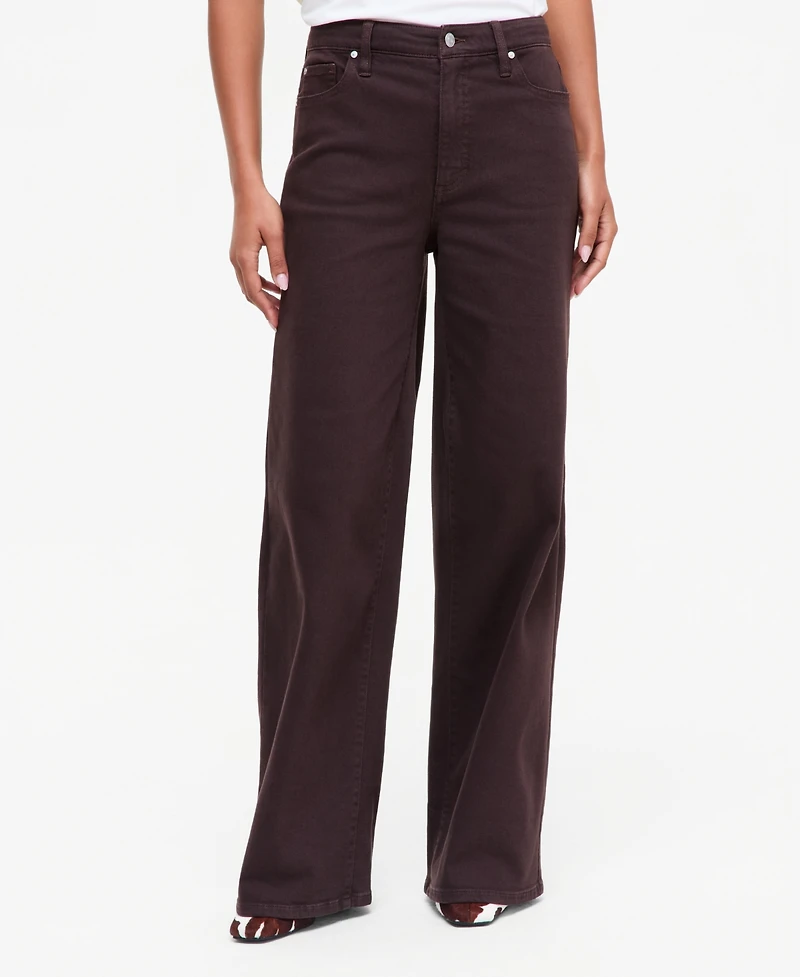 I.n.c. International Concepts Women's High-Rise Wide-Leg Jeans, Macy's Exclusive