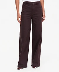 I.n.c. International Concepts Women's High-Rise Wide-Leg Jeans, Macy's Exclusive