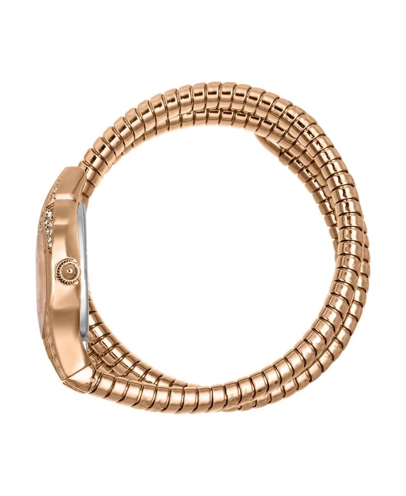 Just Cavalli Women's Glam Chic Quartz Ip Rose Stainless Steel Bracelet Watch