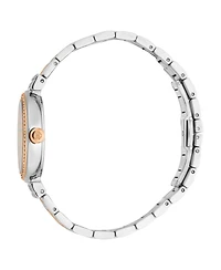 Roberto Cavalli Women's Logo Quartz Two Tone Stainless Steel Bracelet Watch