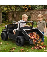 Sugift 12V Electric Ride-On Truck with Remote Control and Dump Bed, Ages 3+