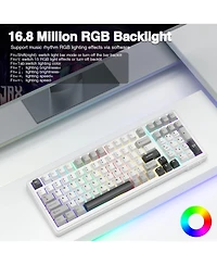 Aula F99 Tri-Mode Bluetooth Usb-c Hot-Swappable Wireless Mechanical Keyboard