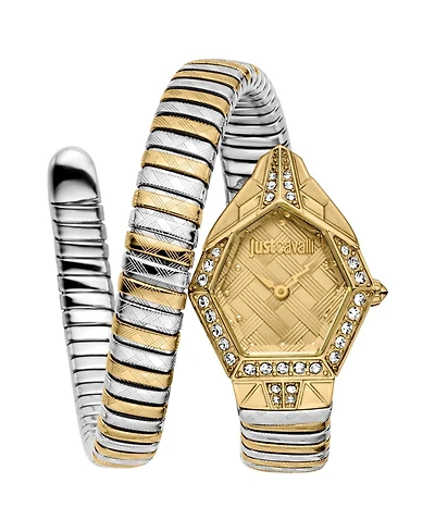 Just Cavalli Women's Glam Chic Quartz Stainless Steel Bracelet Watch