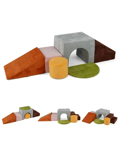 Sugift 6-Piece Foam Climbing Blocks Set