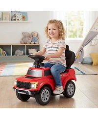 Hongge 3-In-1 Toddler Push Car with Detachable Handlebar, 55 lbs Capacity, Ages 18-36 Months