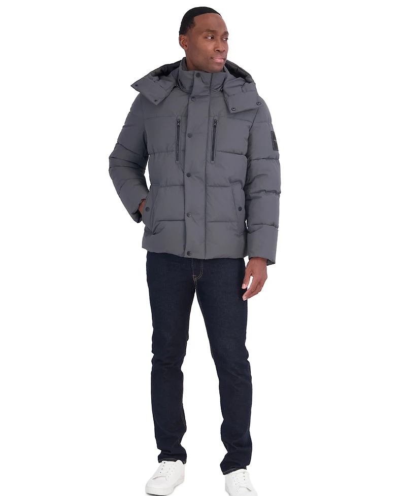 Michael Kors Men's Logo Parka Regular-Fit Jacket