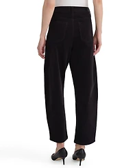 Jones New York Women's Lexington Mid-Rise Barrel Corduroy Pants