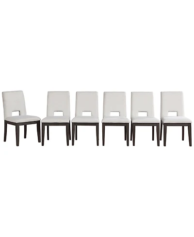 Summit 6-Piece Upholstered Side Chair Set, Macy's Exclusive