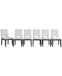 Summit 6-Piece Upholstered Side Chair Set, Macy's Exclusive