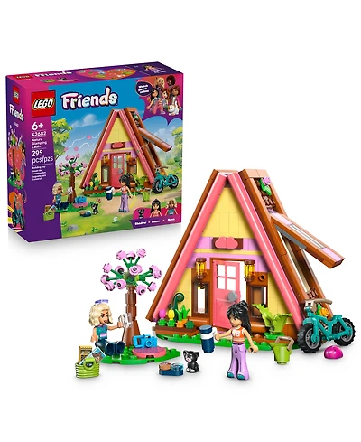 Lego Friends Nature Glamping Cabin 42682 295-Piece Building Set, Ages 6+