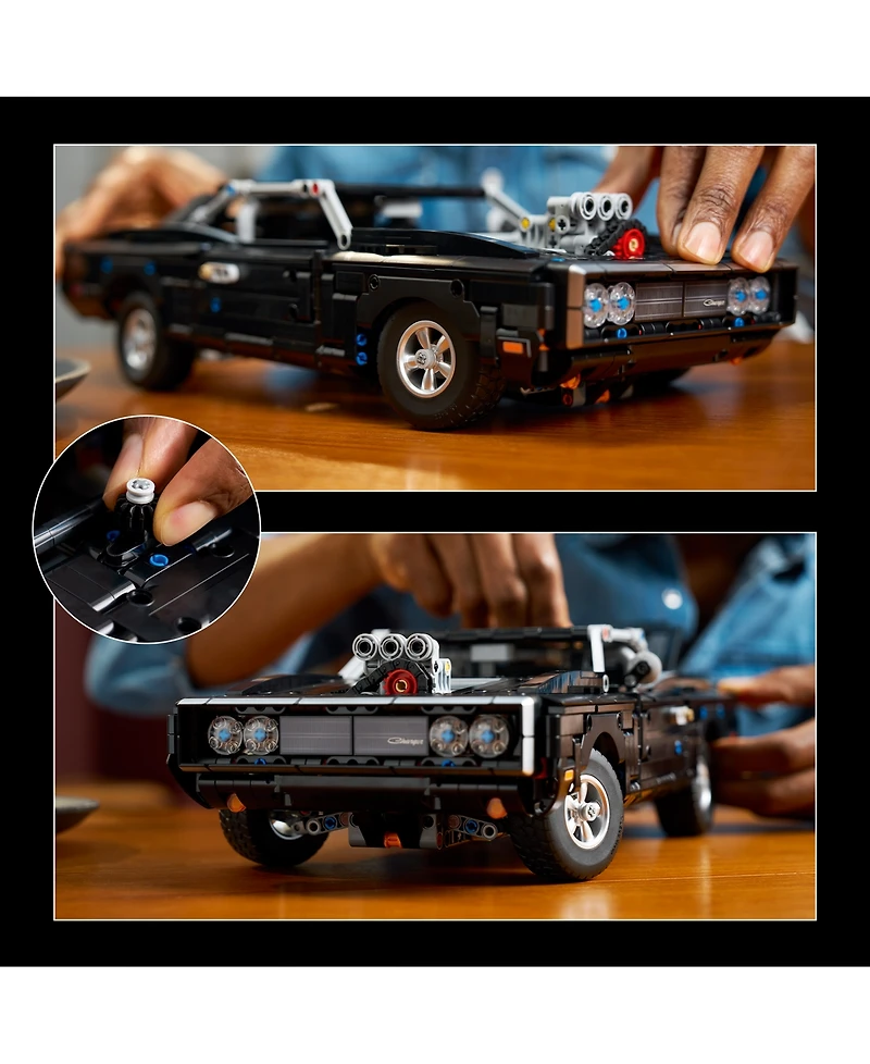 Lego Fast and Furious Dodge Charger R/T Car 42231, 1516-Piece Building Set, Ages 18+