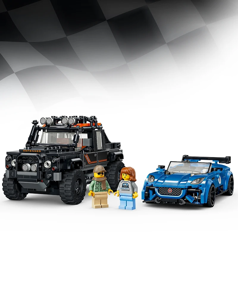 Lego Jaguar Project 7 Land Rover Defender 77264 740-Piece Building Set, Ages 10+