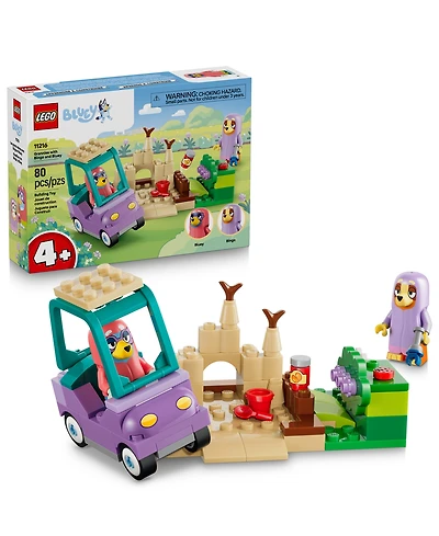 Lego Bluey Grannies with Bingo and Bluey 11216, 80-Piece Building Set, Ages 4+