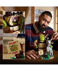 Lego Shrek: Shrek, Donkey Puss in Boots 72423 1,403-Piece Building Set, Ages 18+