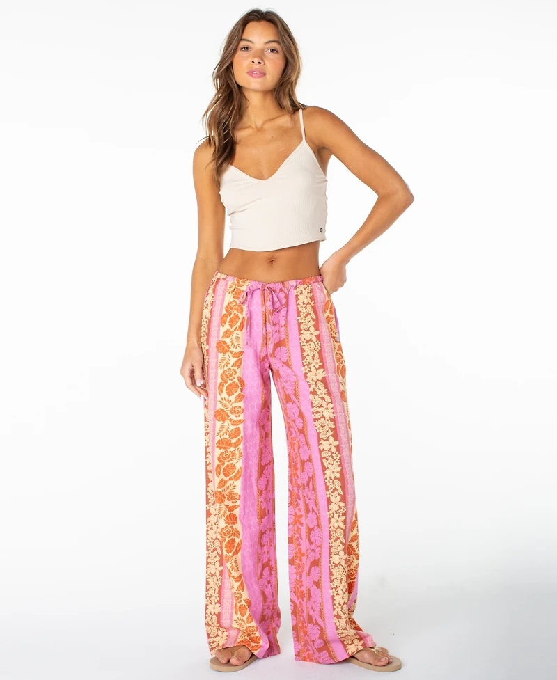 Roxy Women's Iyla Low-Rise Wide-Leg Pants