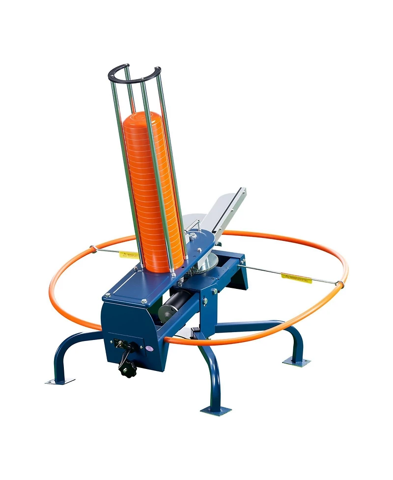 Sugift 50 Clay Pigeon Thrower 55 Plus Yards Automatic Skeet and Trap Launcher with Adjustable Angle Foot Pedal