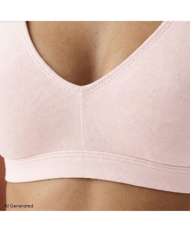 Lands' End Women's Bralette Soft Essential Everyday Bra