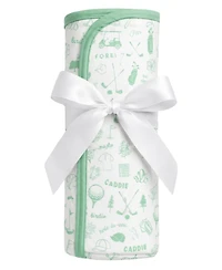 Bits and Bows Baby Unisex Golf Print Blanket