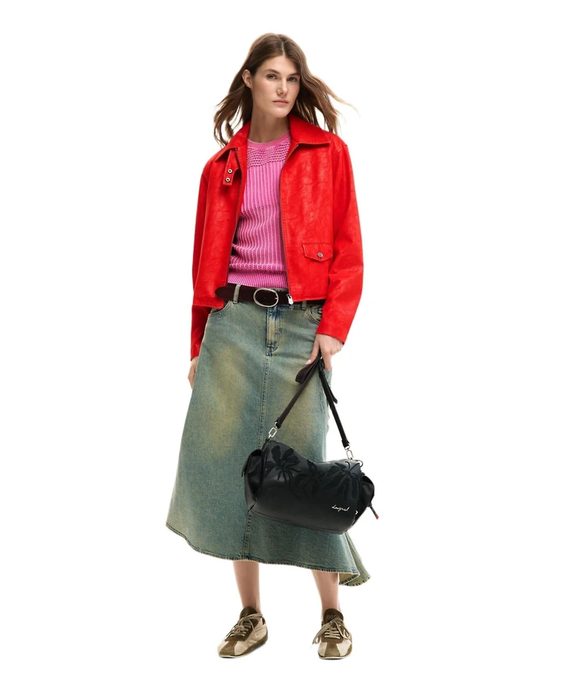 Desigual Women's faux leather jacket