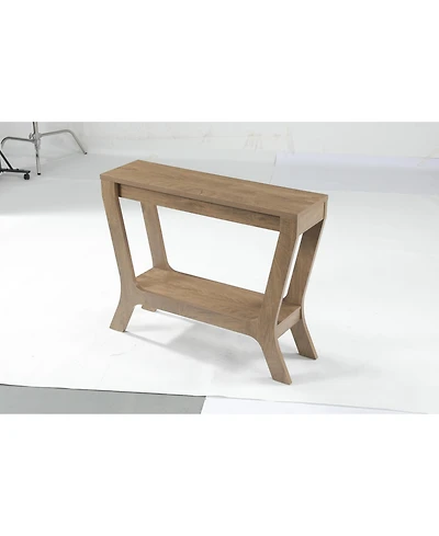 Tribesigns Solid Console Table, Farmhouse Wood Entryway Sofa Table