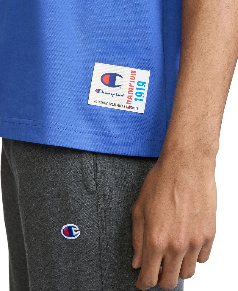 Champion Men's Embroidered C Logo Adjustable Drawcord Hooded Tank Top