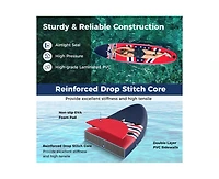 Hikeen Inflatable Paddle Board with Removable Fin and Backpack