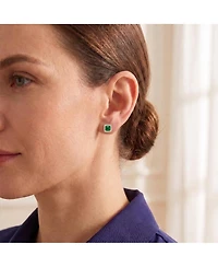 Classy Everyday wear Halo Square Stud Earrings