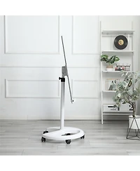 Yobtop Removable Adjustable Height Glass Whiteboard