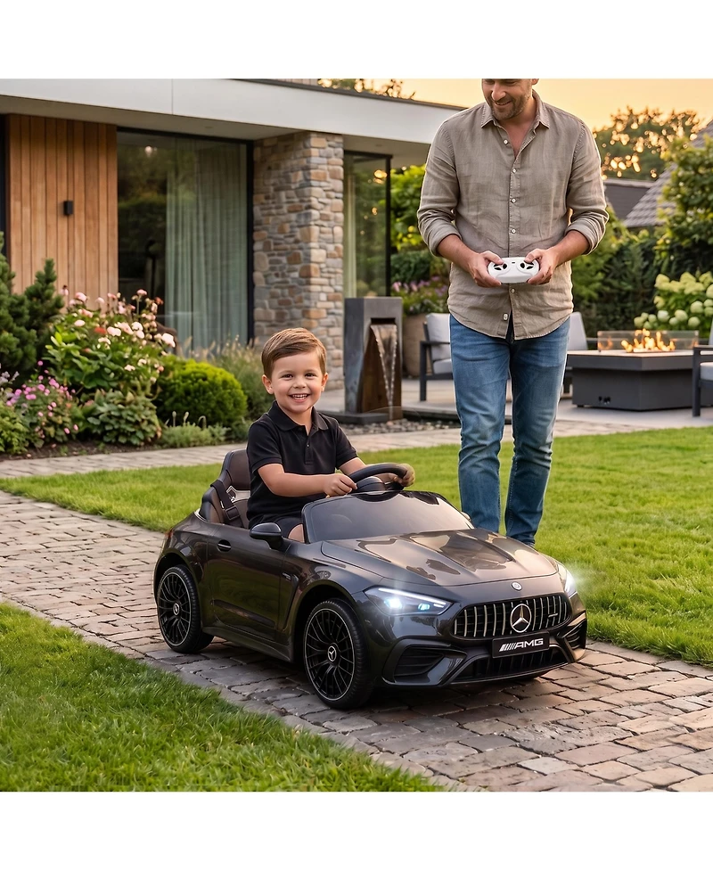 Qaba Licensed Mercedes Amg Cle 53 Electric Car for Kids with Remote,