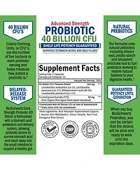 BioSchwartz Daily Probiotic Supplement with 40 Billion Cfu, Astragalus and Lactobacillus, 60 Capsules