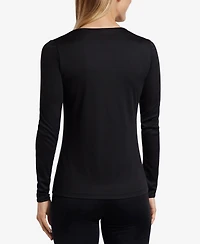 Cuddl Duds Women's Climatesmart Pullover Long-Sleeve Crewneck Top