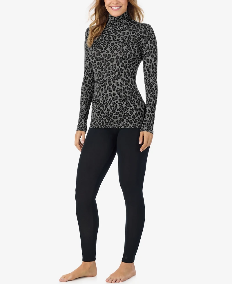 Cuddl Duds Women's Softwear with Stretch Long-Sleeve Turtleneck Top