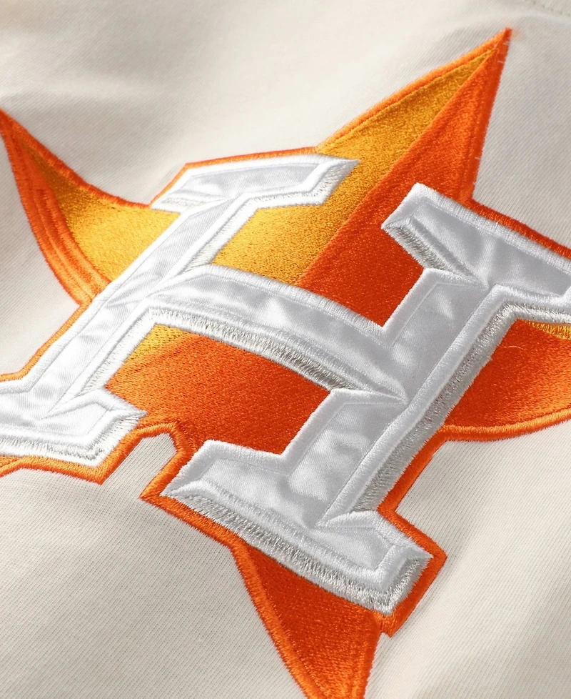 Fanatics Men's Cream Houston Astros Big Tall Full-Button Jersey