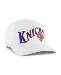 47 Brand Men's White New York Knicks Wave Hitch Adjustable Hat