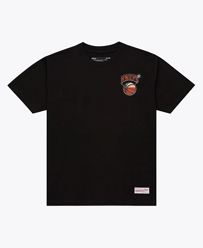Mitchell & Ness Men's Black New York Knicks Airbrush T-Shirt