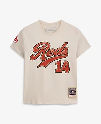 Mitchell & Ness Women's Pete Rose Cincinnati Reds Cooperstown Throwback T-Shirt
