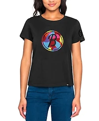 New Era Women's Baltimore Orioles 2023 City Connect Cap Logo Screen Print Graphics T-Shirt
