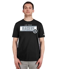 New Era Men's Black Las Vegas Raiders 3rd Down High Density Print T-Shirt