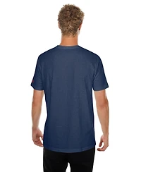 New Era Men's Navy Atlanta Braves Oversized Throwback Distressed T-Shirt