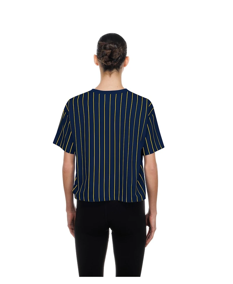 New Era Women's Philadelphia Phillies Boxy Pinstripe T-Shirt