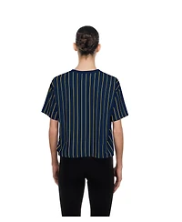 New Era Women's Philadelphia Phillies Boxy Pinstripe T-Shirt