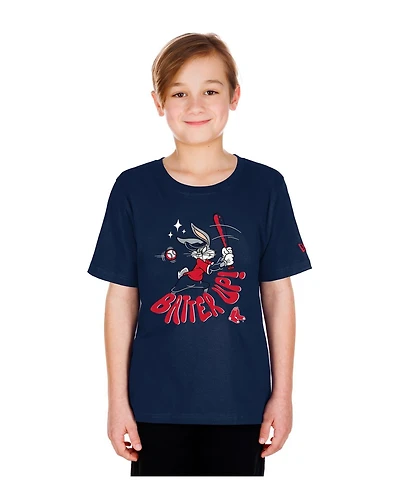New Era Big Boys and Girls Navy Boston Red Sox Looney Tunes T-Shirt