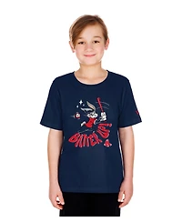 New Era Big Boys and Girls Navy Boston Red Sox Looney Tunes T-Shirt