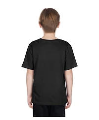 New Era Big Boys and Girls Black Texas Rangers Dia de los Muertos T-Shirt
