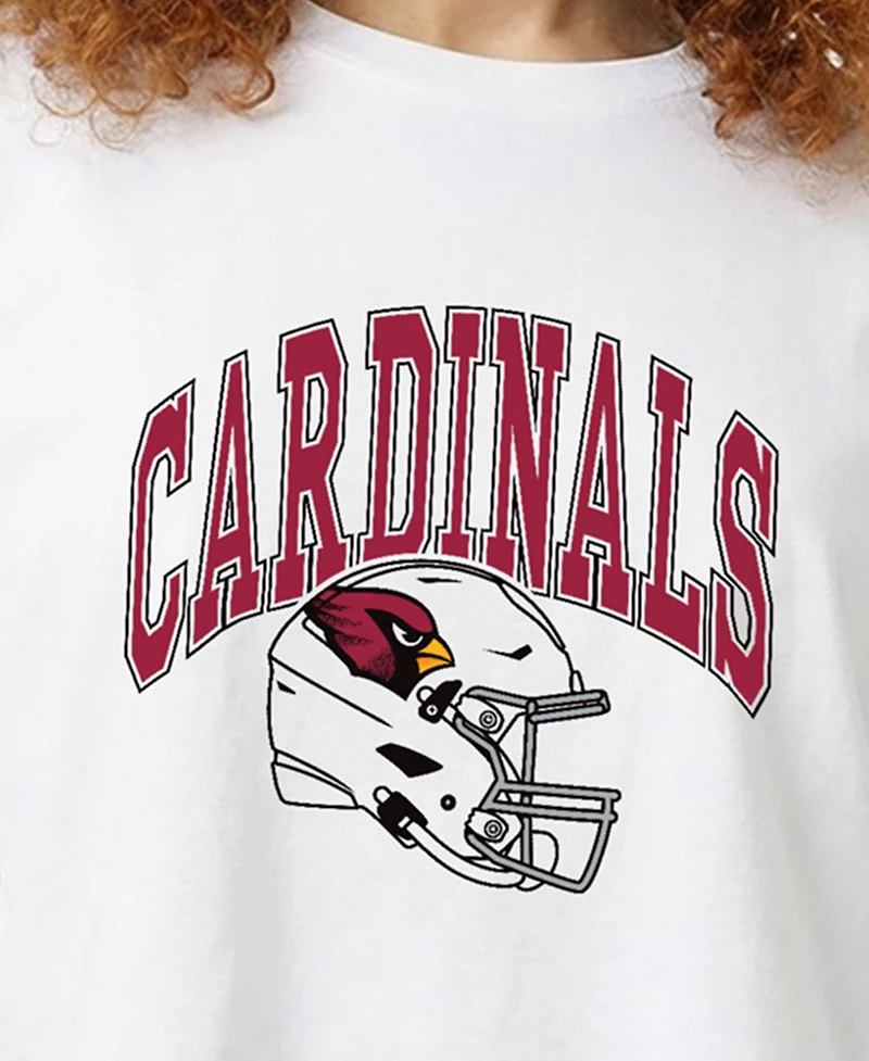 Champion Women's Arizona Cardinals Cropped Boyfriend T-Shirt