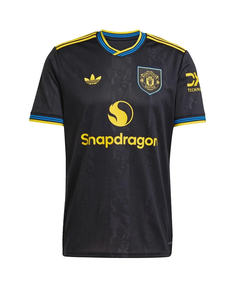 Adidas Men's Mason Mount Black Manchester United 2025/26 Third Replica Player Jersey
